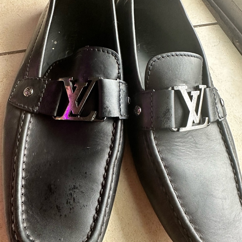 LOUIS VUITTON Monte Carlo Moccasin mens Size 9 barely worn